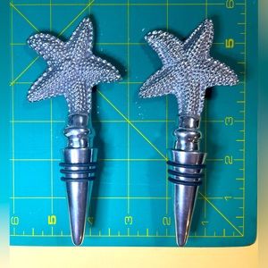 Starfish wine stoppers
